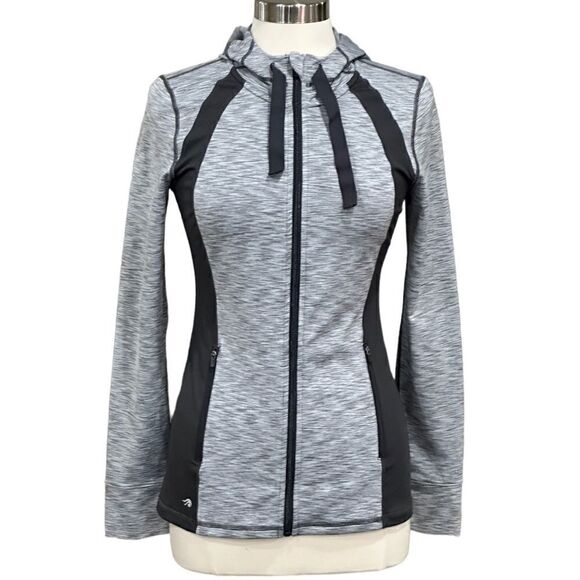 Ideology Women’s Active Space Dye Hooded Jacket in the Size Small in Gray Color - Picture 5 of 13